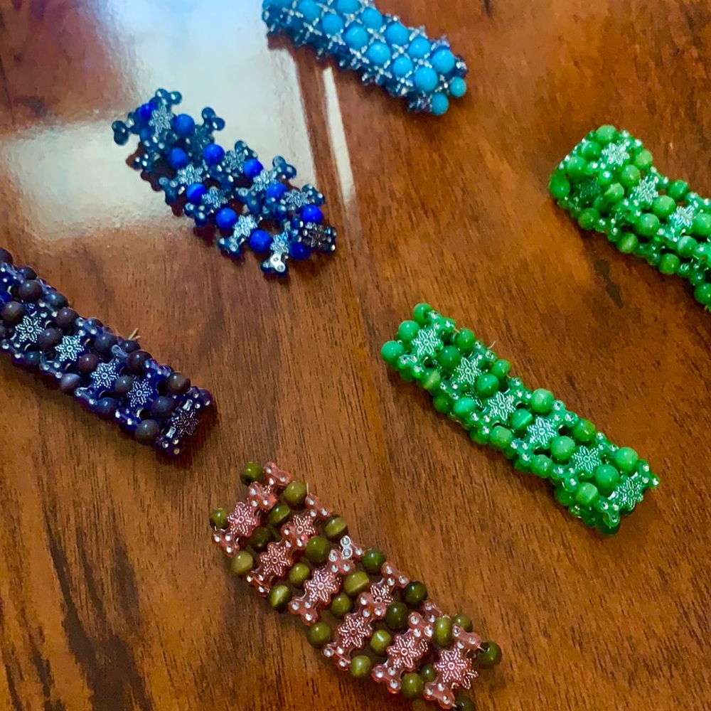 SIX NEW IN BOX Bohemian Beaded Bracelets